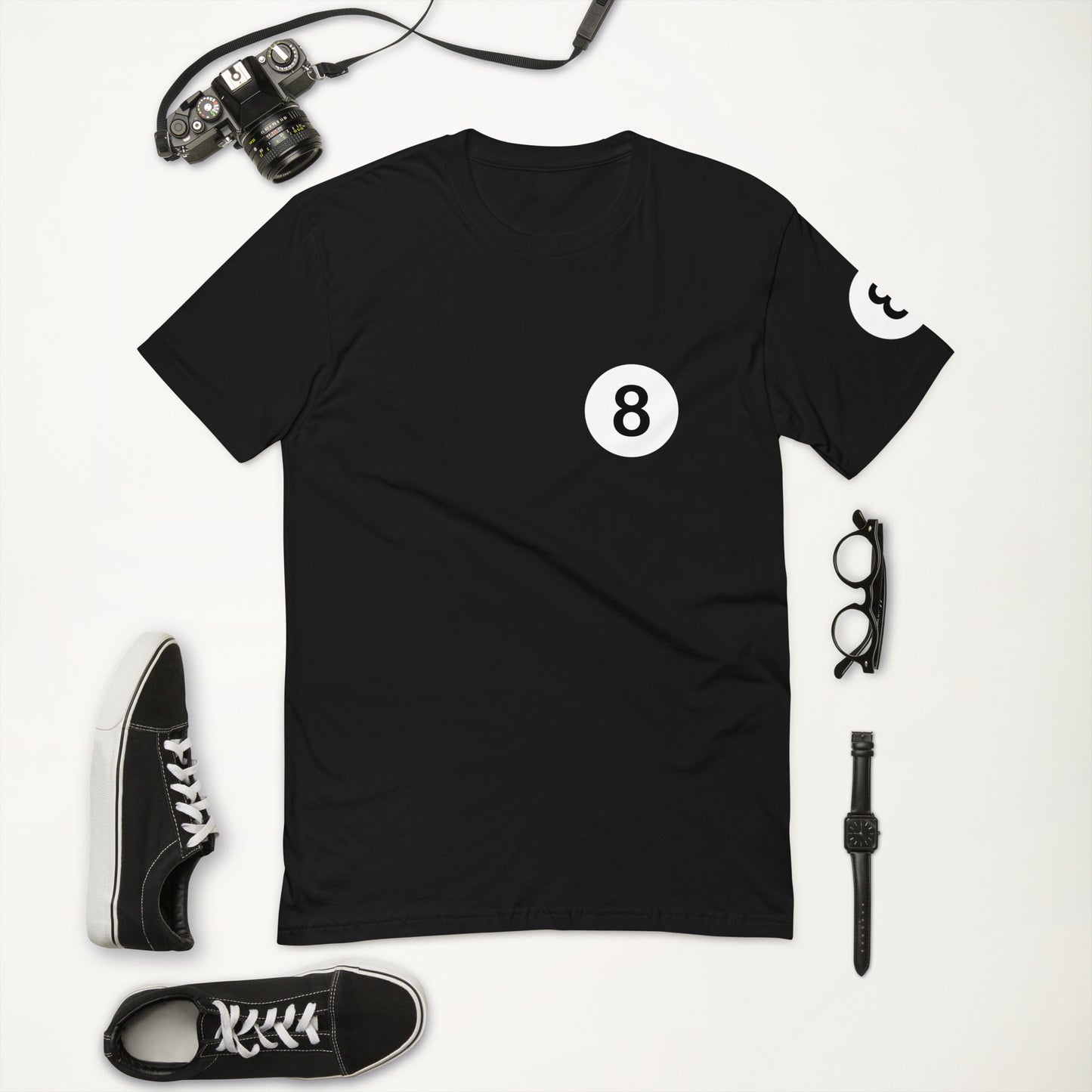 Starry Number 8 Short Sleeve T-shirt